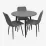 Set de mobilă Eva DT 404-6B + 3 XR-154B Grey 5