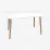 Set de mobilă Eva DT 405-1WO + 4 XR-154 WO Light Beige 8