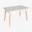 Set de mobilă Eva DT 431-1R Wo + 4 LC-021 Grey