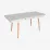 Set de mobilă Eva DT 431-1R Wo + 4 XR-154WO Light Beige 8