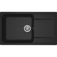 Chiuvetă de bucătărie Elleci Life 410 860x500 mm, 40 Full Black