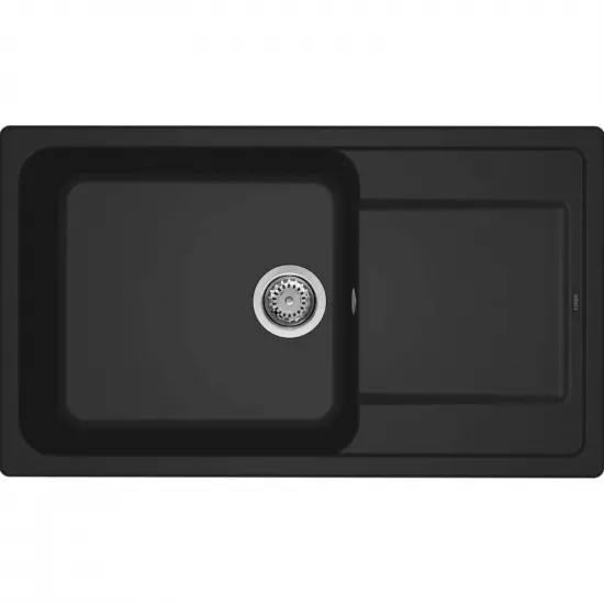 Chiuvetă de bucătărie Elleci Life 410 860x500 mm, 40 Full Black