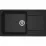Chiuvetă de bucătărie Elleci Life 410 860x500 mm, 40 Full Black