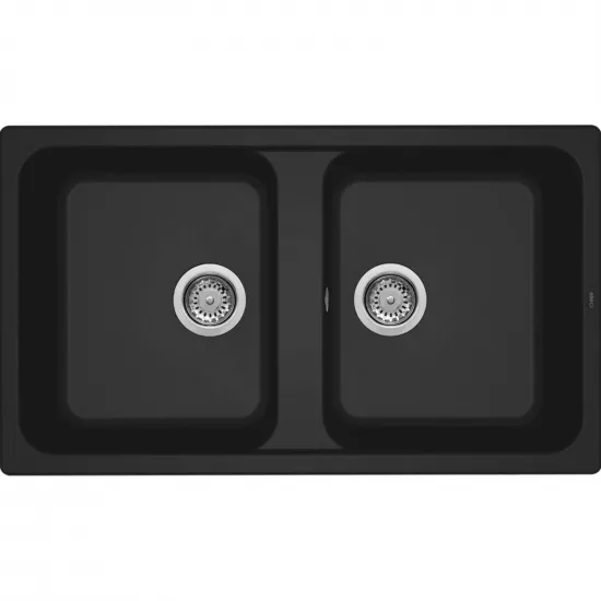 Chiuvetă de bucătărie Elleci Life 450 860x500 mm, 40 Full Black