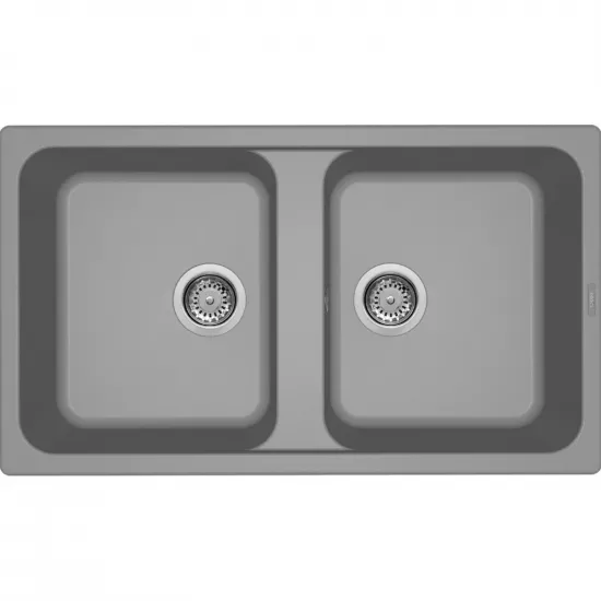Chiuvetă de bucătărie Elleci Life 450 860x500 mm, 48 Cemento