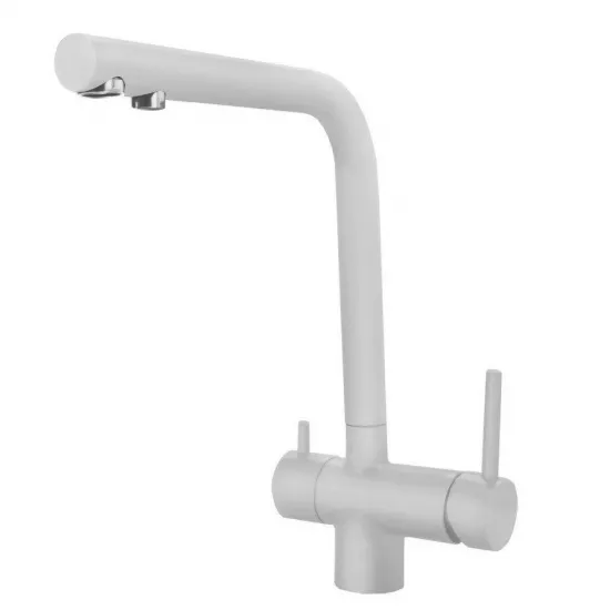 Смеситель для кухни Elleci T01 Tourmaline 68 Bianco (MGKTOU68)