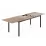 Masă pentru bucătărie Decoprim Madison, 180x80 cm extensibilă, Sonoma/Black