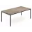 Masă pentru bucătărie Decoprim Madison, 180x80 cm extensibilă, Sonoma/Black