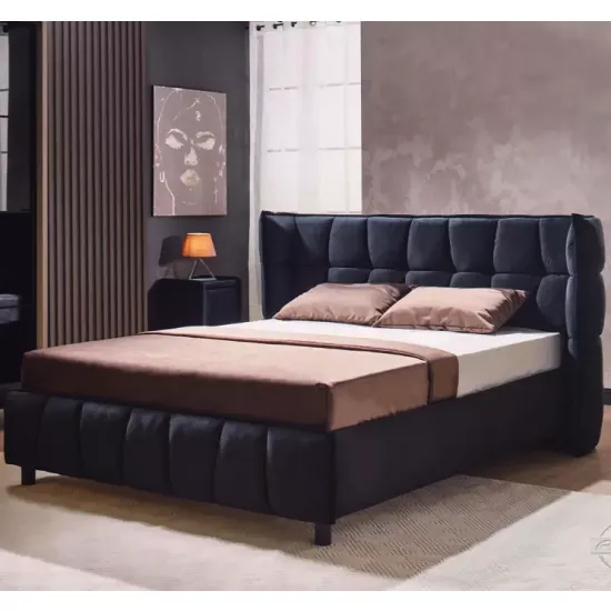 Кровать Ambianta Hamburg, 180 x 200 см, Черный