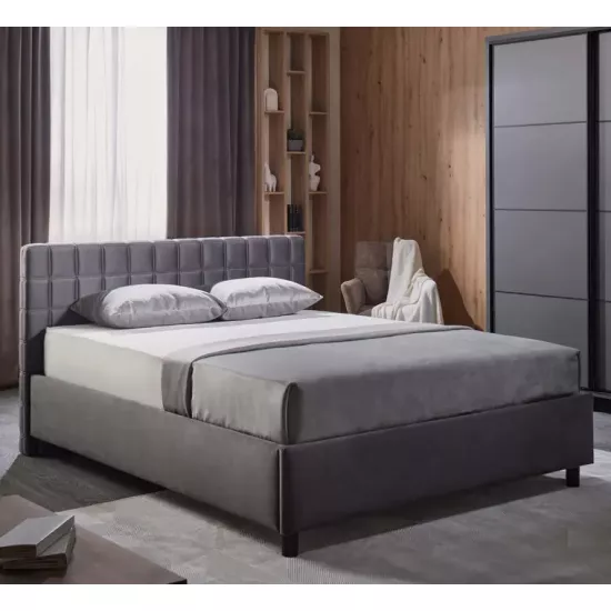 Кровать Ambianta Coral, 180 x 200 см, Графит