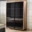 Dulap-cupeu Ambianta Torino sticla, 160x224x58 cm, usi sticla, Artisan