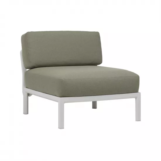 Fotoliu pentru gradina modul central Nardi Maximo Elemento Centrale Gesso Timo Sunbrella 40183.29.217