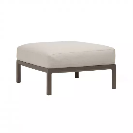 Pouf cu perna Nardi Maximo Pouf Terra Perla Sunbrella