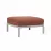 Pouf cu perna Nardi Maximo Pouf Gesso Cannella Sunbrella