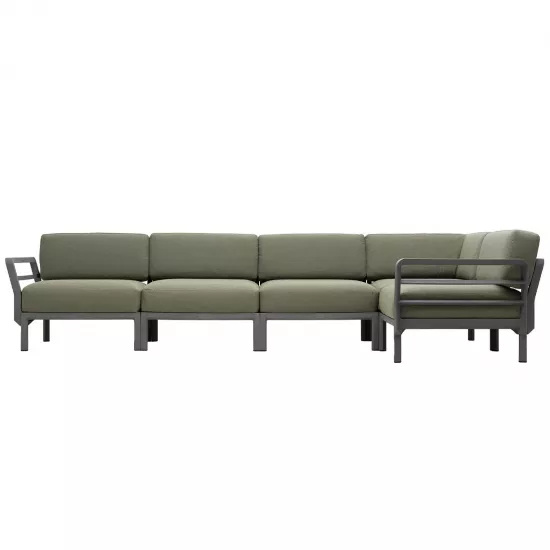 Canapea Nardi Maximo 5 Basalt Timo Sunbrella
