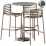 Стул Nardi Doga Stool, Antracite