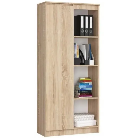 Dulap Mobi Plus D-1, 80x40x190 cm Oak Sonoma