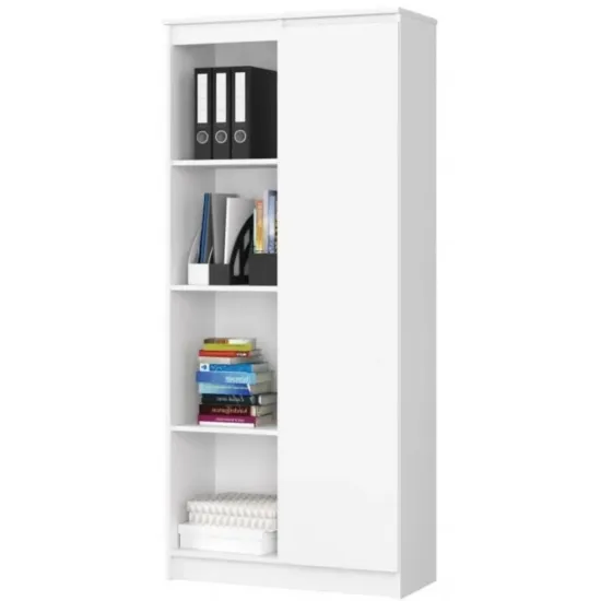 Шкаф Mobi Plus D-1, 80x40x190 см, Белый