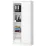 Шкаф Mobi Plus D-1, 80x40x190 см, Белый