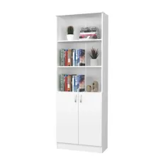Dulap Mobi Plus D-2, 80x40x190 cm Alb