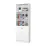 Шкаф Mobi Plus D-2, 80x40x190 см, Белый