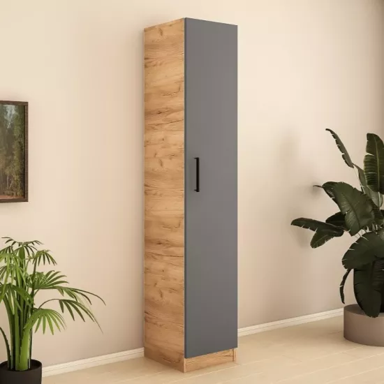 Penal Bafimob РZ-40 (40x40x200 cm), Stejar/Grafit