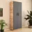 Dulap Bafimob РZ-80 (80x40x200 cm), Stejar/Grafit