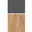 Comodă Bafimob KZ-120 (4 sertare) (120 cm), Stejar/Grafit