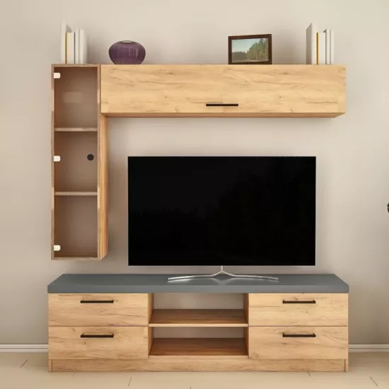 Living Bafimob Z-3 (ТV-1,5m) (180 cm), Stejar/Grafit