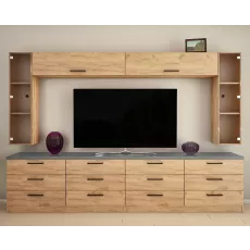 Living Bafimob Z-10 (300 cm), Stejar/Grafit
