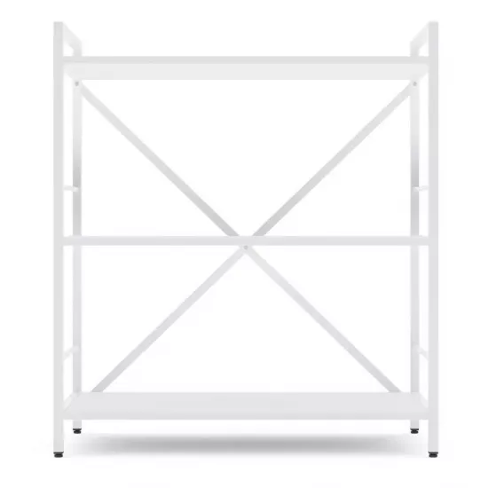 Стеллаж Nex Home Loft, 80 см x 90 см x 40 см, White/ White