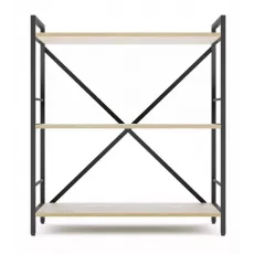 Raft Nex Home Loft, 80 cm x 90 cm x 40 cm, Anthracite/ Oak Artisan