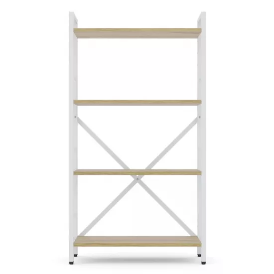 Raft Nex Home Loft, 60 cm x 110 cm x 24 cm, White/ Oak Artisan