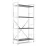 Raft Nex Home Loft, 60 cm x 110 cm x 24 cm, White/ Anthracite