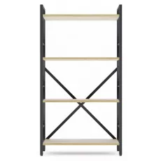 Стеллаж Nex Home Loft, 60 см x 110 см x 24 см, Anthracite/ Oak Artisan Стеллаж Nex Home Loft, 60 см x 110 см x 24 см, Anthracite/ Oak Artisan