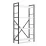 Raft Nex Home Loft, 60 cm x 110 cm x 24 cm, Anthracite/ White snow