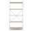 Raft Nex Home Loft, 80 cm x 170 cm x 35 cm, White/ Oak Artisan