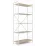 Raft Nex Home Loft, 80 cm x 170 cm x 35 cm, White/ Oak Artisan