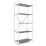 Raft Nex Home Loft, 80 cm x 170 cm x 35 cm, White/ Anthracite