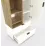 Шкаф Nex Home A001L (80 см), White Snow/Oak Artisan