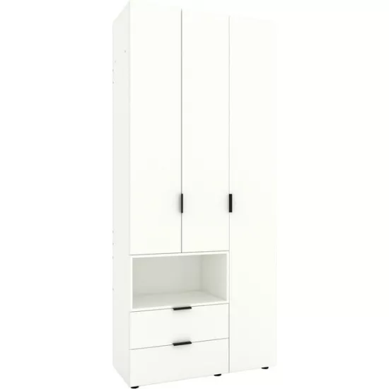 Шкаф Nex Home A002L (100x40x230 см), White Snow
