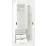 Шкаф Nex Home A002L (100x40x230 см), White Snow