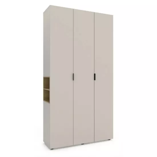 Dulap Nex Home A015L (120x42x230 cm), Cashmere/Oak Artisan