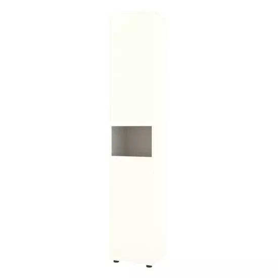 Dulap Nex Home B003U (40x35x213 cm), PAL White Snow/Cashmere
