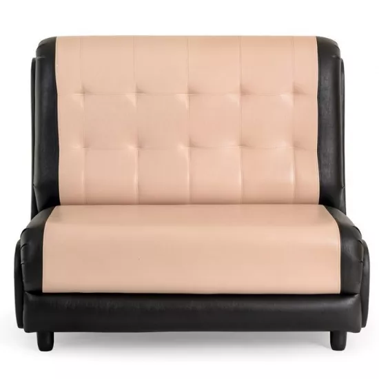 Canapea dreaptă Panmobili Jazz Dacia, Beige/Black