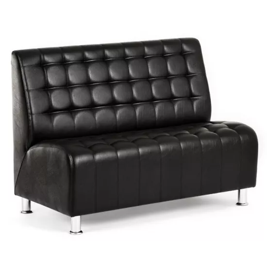 Canapea dreaptă Panmobili Jazz S Caro, Black