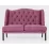 Canapea dreaptă Panmobili Regal B, Pink