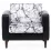 Кресло Panmobili Boni Cub, Black/Marble