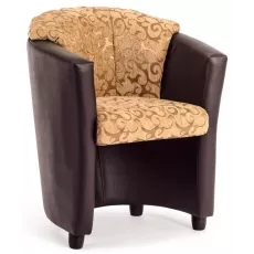 Fotoliu Panmobili Bony, Gold Brown