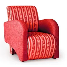 Fotoliu Panmobili Titi New, Red/White